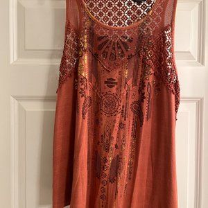 Embellished Harley Davidson Top